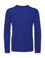 Heren T-shirt Lange Mouw B&C Inspire TM070 Cobalt Blue